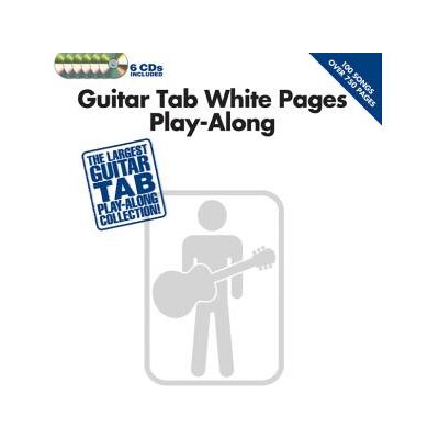 Hal Leonard Guitar Tab White Pages Play-Along + 6 Cds - Publicité Hal Leonard Guitar Tab White Pages Play-Along + 6 Cds - Publicité