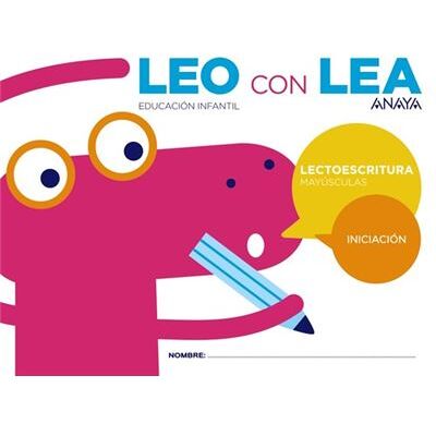 Anaya Leo Con Lea Iniciación Mayúsculas 3 Años - Publicité Anaya Leo Con Lea Iniciación Mayúsculas 3 Años - Publicité
