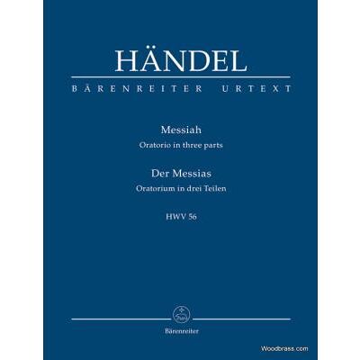 Partitions classique BARENREITER HÄNDEL G. F. - MESSIAH ( DER MESSIAS) HWV 56 - CONDUCTEUR DE POCHE Format poche - Publicité Partitions classique BARENREITER HÄNDEL G. F. - MESSIAH ( DER MESSIAS) HWV 56 - CONDUCTEUR DE POCHE Format poche - Publicité