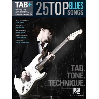 Hal Leonard 25 Top Blues Songs Tab Tone Technique Guitar Recorded Version - Publicité Hal Leonard 25 Top Blues Songs Tab Tone Technique Guitar Recorded Version - Publicité