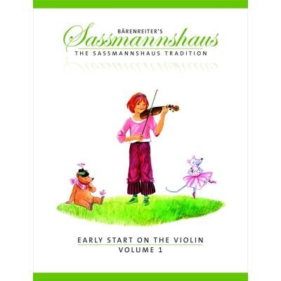 Méthodes et pédagogie BARENREITER SASSMANNSHAUS, E. & K. - THE SASSMANNSHAUS TRADITION. EARLY START ON THE VIOLIN, VOL.1 Violon - Publicité Méthodes et pédagogie BARENREITER SASSMANNSHAUS, E. & K. - THE SASSMANNSHAUS TRADITION. EARLY START ON THE VIOLIN, VOL.1 Violon - Publicité