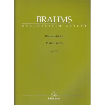 Partitions classique BARENREITER BRAHMS - KLAVIERSTÜCKE OP.119 Piano - Publicité Partitions classique BARENREITER BRAHMS - KLAVIERSTÜCKE OP.119 Piano - Publicité