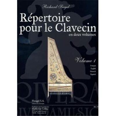 Leduc Repertoire Pour Le Clavecin En Deux Volumes Volume 1 - Publicité Leduc Repertoire Pour Le Clavecin En Deux Volumes Volume 1 - Publicité