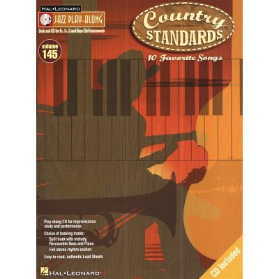 Hal Leonard Jazz Play-Along Vol.145 Country Standards + Cd - Publicité Hal Leonard Jazz Play-Along Vol.145 Country Standards + Cd - Publicité