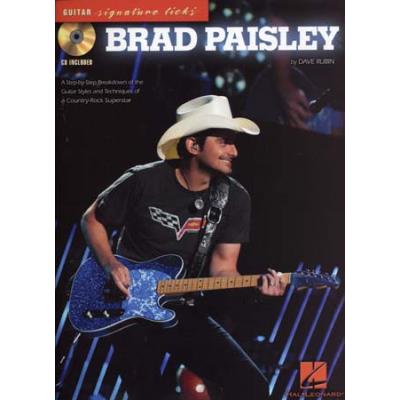 Partitions variété, pop, rock... HAL LEONARD PAISLEY BRAD GUITAR SIGNATURE LICKS + CD Guitare tablatures - Publicité Partitions variété, pop, rock... HAL LEONARD PAISLEY BRAD GUITAR SIGNATURE LICKS + CD Guitare tablatures - Publicité