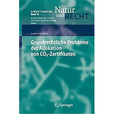 Springer Grundrechtliche Probleme Der Allokation Von CO2-Zertifikaten - Publicité Springer Grundrechtliche Probleme Der Allokation Von CO2-Zertifikaten - Publicité