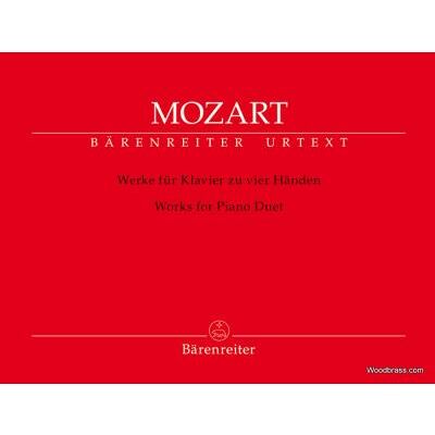 Partitions classique BARENREITER MOZART W.A. - WORKS FOR PIANO DUET Musique de chambre - Publicité Partitions classique BARENREITER MOZART W.A. - WORKS FOR PIANO DUET Musique de chambre - Publicité