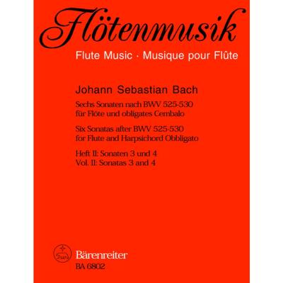 Partitions classique BARENREITER BACH J.S. - 6 SONATEN NACH DEN ORGELTRIOSONATEN VOL. 2 - FLUTE ET CLAVECIN Flûte traversière - Publicité Partitions classique BARENREITER BACH J.S. - 6 SONATEN NACH DEN ORGELTRIOSONATEN VOL. 2 - FLUTE ET CLAVECIN Flûte traversière - Publicité