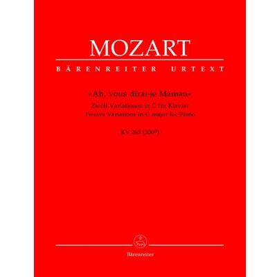 Partitions classique BARENREITER MOZART W.A. - AH, VOUS DIRAI-JE MAMAN KV 265 (300E) - PIANO Piano - Publicité Partitions classique BARENREITER MOZART W.A. - AH, VOUS DIRAI-JE MAMAN KV 265 (300E) - PIANO Piano - Publicité
