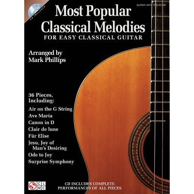 Cherry Lane Music Most Beautiful Classical Melodies for Easy Classical Guitar - Publicité Cherry Lane Music Most Beautiful Classical Melodies for Easy Classical Guitar - Publicité