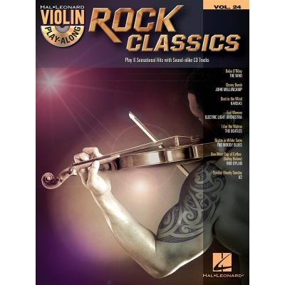 Hal Leonard Violin Playalong Vol.024 Rock Classics + Cd - Publicité Hal Leonard Violin Playalong Vol.024 Rock Classics + Cd - Publicité