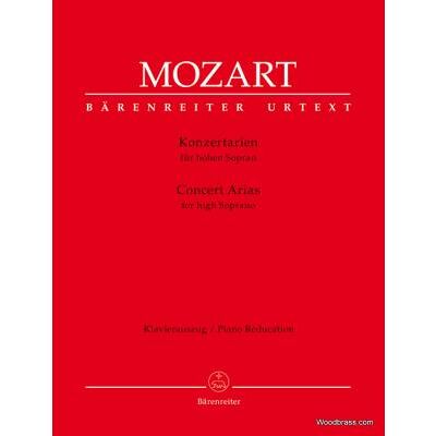 Partitions classique BARENREITER MOZART W.A. - CONCERT ARIAS - HIGH SOPRANO Voix solo, piano - Publicité Partitions classique BARENREITER MOZART W.A. - CONCERT ARIAS - HIGH SOPRANO Voix solo, piano - Publicité