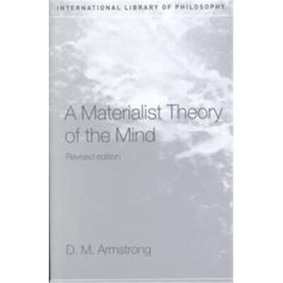 Routledge A Materialist Theory of the Mind, International Library of Philosophy Series - Publicité Routledge A Materialist Theory of the Mind, International Library of Philosophy Series - Publicité