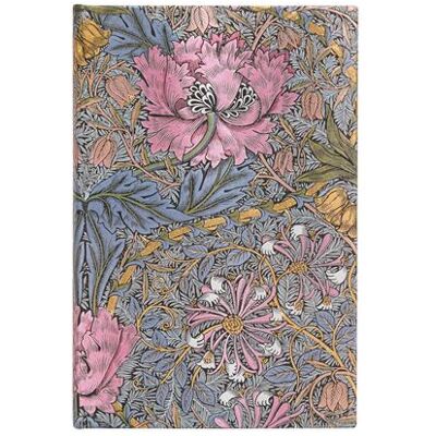 Carnet rigide midi ligné Paperblanks Morris Chèvrefeuille Rose Multicolore - Publicité Carnet rigide midi ligné Paperblanks Morris Chèvrefeuille Rose Multicolore - Publicité