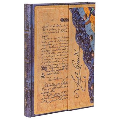 Carnet rigide ligné Paperblanks Midi Gaudi Manuscrit de Reus Multicolore - Publicité Carnet rigide ligné Paperblanks Midi Gaudi Manuscrit de Reus Multicolore - Publicité
