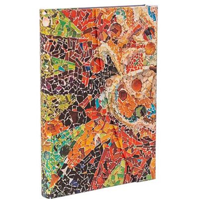 Carnet rigide non ligné Paperblanks Midi Soleil de Gaudi Multicolore - Publicité Carnet rigide non ligné Paperblanks Midi Soleil de Gaudi Multicolore - Publicité