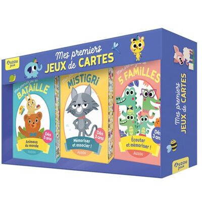 Jeu d'ambiance Auzou Mes premiers jeux de cartes Multicolore - Publicité Jeu d'ambiance Auzou Mes premiers jeux de cartes Multicolore - Publicité