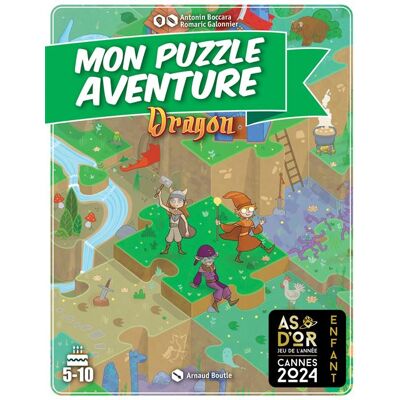 Jeu d'enquête Gameflow Puzzle Aventure Dragon Multicolore - Publicité Jeu d'enquête Gameflow Puzzle Aventure Dragon Multicolore - Publicité