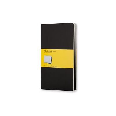 Set de 3 cahiers grand format Moleskine quadrillés Noir Noir - Publicité Set de 3 cahiers grand format Moleskine quadrillés Noir Noir - Publicité