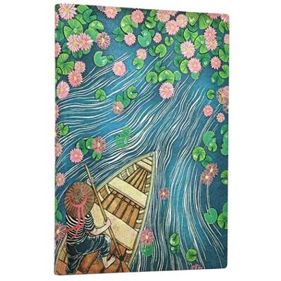 Carnet avec couverture souple Paperblanks Midi Ligné Riviere aux lotus Multicolore - Publicité Carnet avec couverture souple Paperblanks Midi Ligné Riviere aux lotus Multicolore - Publicité