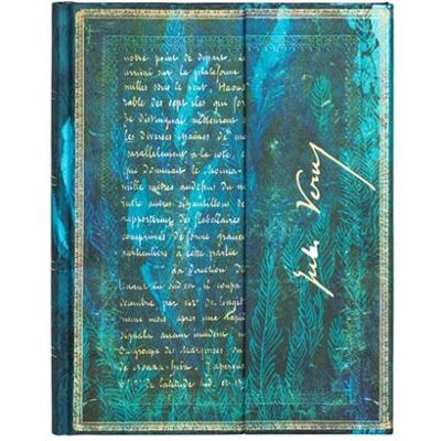 Carnet ligné à couverture rigide Paperblanks Verne Le tour du monde Ultra 144 pages Bleu Bleu - Publicité Carnet ligné à couverture rigide Paperblanks Verne Le tour du monde Ultra 144 pages Bleu Bleu - Publicité