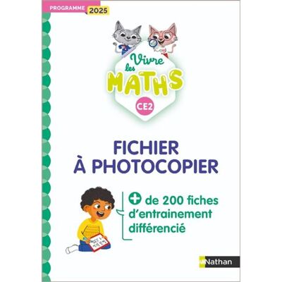 Vivre les maths - CE2 - Fichier à photocopier Edition 2026 - Jacqueline Jardy - Nathan - broché - Scolaire / Universitaire - Publicité Vivre les maths - CE2 - Fichier à photocopier Edition 2026 - Jacqueline Jardy - Nathan - broché - Scolaire / Universitaire - Publicité