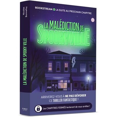 La Malédiction de Spooky Ville - Nicolas Bonnefoy - First - broché - Roman - Publicité La Malédiction de Spooky Ville - Nicolas Bonnefoy - First - broché - Roman - Publicité