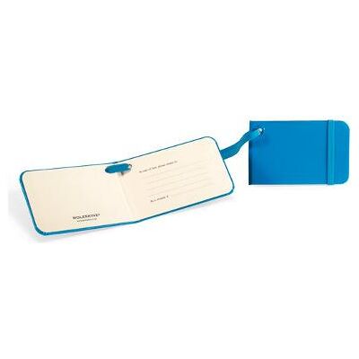 Moleskine Etiquettes pour bagages - Bleu céruléen Bleu - Publicité Moleskine Etiquettes pour bagages - Bleu céruléen Bleu - Publicité