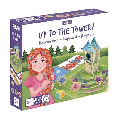 Up to the tower! Raiponce - Kelly Ehigiator - Sassi - Coffret - Jeux livres objets - Publicité Up to the tower! Raiponce - Kelly Ehigiator - Sassi - Coffret - Jeux livres objets - Publicité