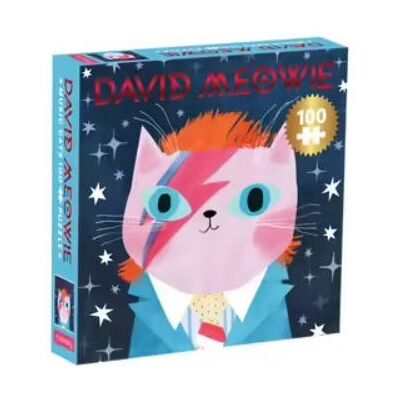 Galison MUSIC CATS DAVID MEOWIE PUZZLE - 100 PIECE - Publicité Galison MUSIC CATS DAVID MEOWIE PUZZLE - 100 PIECE - Publicité
