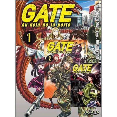 Pack Gate, au-delà de la porte 2 tomes = 3 tomes Pack 2 = 3 - Yanai Takumi - Ototo - Coffret - Manga - Publicité Pack Gate, au-delà de la porte 2 tomes = 3 tomes Pack 2 = 3 - Yanai Takumi - Ototo - Coffret - Manga - Publicité