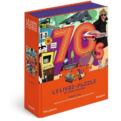 Livre-puzzle Années 70's Le cadeau idéal pour tous les nostalgiques des années 70 ! - POB - Bayard - Coffret - Jeux livres objets - Publicité Livre-puzzle Années 70's Le cadeau idéal pour tous les nostalgiques des années 70 ! - POB - Bayard - Coffret - Jeux livres objets - Publicité