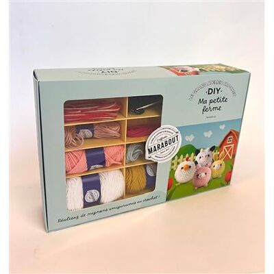 Le grand atelier crochet - Ma petite ferme - - Annick Ly - @a.p.i.l.y - Marabout - Jeux livres objets - Publicité Le grand atelier crochet - Ma petite ferme - - Annick Ly - @a.p.i.l.y - Marabout - Jeux livres objets - Publicité
