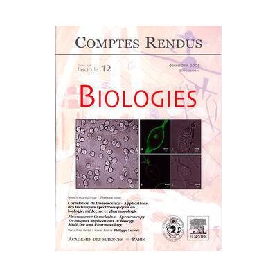 Comptes rendus academie des sciences biologies tome 328 fasc - Leclerc - Lavoisier Industrie - broché - Livre - Publicité Comptes rendus academie des sciences biologies tome 328 fasc - Leclerc - Lavoisier Industrie - broché - Livre - Publicité