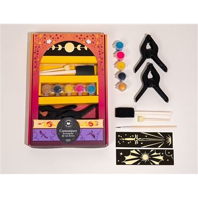 Coffret - Customisez la tranche de vos livres - AMM - First - Coffret - Jeux livres objets - Publicité Coffret - Customisez la tranche de vos livres - AMM - First - Coffret - Jeux livres objets - Publicité