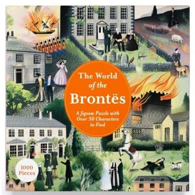 BIS Publishers WORLD OF THE BRONTES - 1000 STUKKEN - Publicité BIS Publishers WORLD OF THE BRONTES - 1000 STUKKEN - Publicité