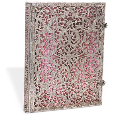 Carnet ligné Paperblanks Filigrane Rose Ultra Rose - Publicité Carnet ligné Paperblanks Filigrane Rose Ultra Rose - Publicité