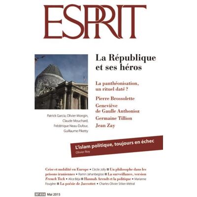 Esprit - La république et ses héros Mars 2015 - Collectif - Esprit - broché - Revue - Publicité Esprit - La république et ses héros Mars 2015 - Collectif - Esprit - broché - Revue - Publicité