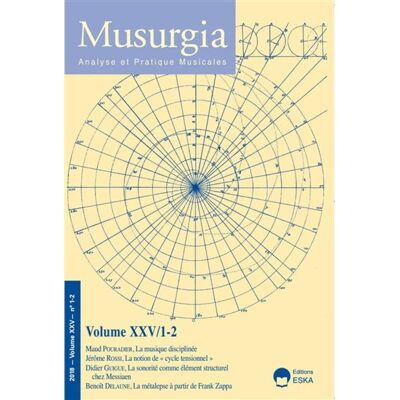 Musurgia,25-1-2 - Collectif - Eska - broché - Revue - Publicité Musurgia,25-1-2 - Collectif - Eska - broché - Revue - Publicité