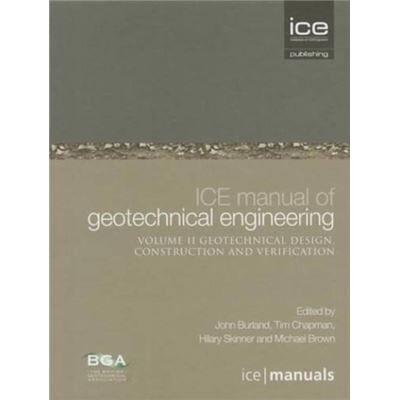 Emerald Publishing Limited ICE Manual of Geotechnical Engineering Volume IIGeotechnical Design Construction and Verification by Michael J. Brown - Publicité Emerald Publishing Limited ICE Manual of Geotechnical Engineering Volume IIGeotechnical Design Construction and Verification by Michael J. Brown - Publicité