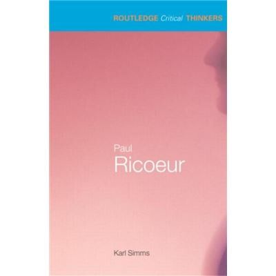 Routledge Paul Ricoeur by Karl Simms Paperback Book - Publicité Routledge Paul Ricoeur by Karl Simms Paperback Book - Publicité