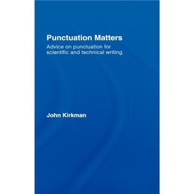 Routledge Punctuation Matters by John Kirkman - Publicité Routledge Punctuation Matters by John Kirkman - Publicité