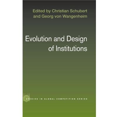 Routledge Evolution and Design of Institutions by Christian Schubert - Publicité Routledge Evolution and Design of Institutions by Christian Schubert - Publicité