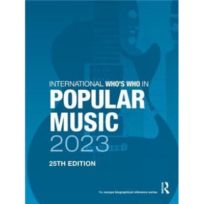 International Whos Who in Popular Music 2023 - Publicité International Whos Who in Popular Music 2023 - Publicité