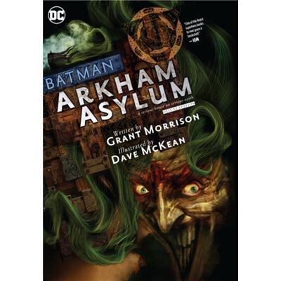 DC Comics Batman Arkham Asylum The Deluxe Edition by Dave McKean - Publicité DC Comics Batman Arkham Asylum The Deluxe Edition by Dave McKean - Publicité
