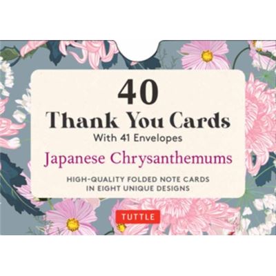 Tuttle Publishing Japanese Chrysanthemums 40 Thank You Cards with Envelopes - Publicité Tuttle Publishing Japanese Chrysanthemums 40 Thank You Cards with Envelopes - Publicité