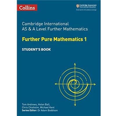 Inconnu Cambridge International AS amp A Level Further Mathematics Further Pure Mathematics 1 Students Book by Michael Kent Paperback Book - Publicité Inconnu Cambridge International AS amp A Level Further Mathematics Further Pure Mathematics 1 Students Book by Michael Kent Paperback Book - Publicité