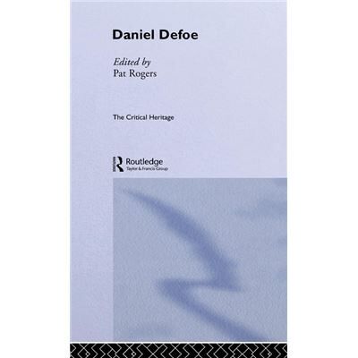Daniel Defoe by Pat Rogers Hardcover Book - Publicité Daniel Defoe by Pat Rogers Hardcover Book - Publicité