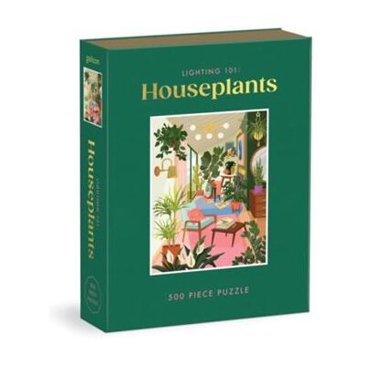 Lighting 101 Houseplants 500 Piece Book Puzzle by Galison - Publicité Lighting 101 Houseplants 500 Piece Book Puzzle by Galison - Publicité
