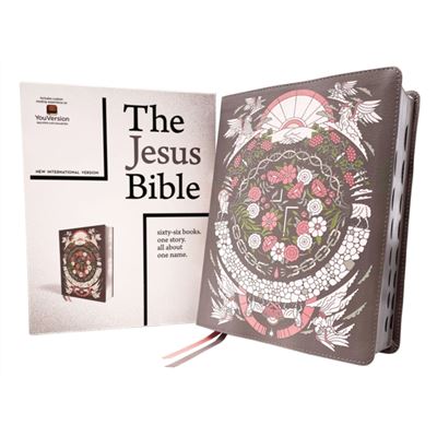 Zondervan The Jesus Bible Artist Edition NIV Leathersoft Gray Floral Thumb Indexed Comfort Print by General editor Passion & Introduction by Louie Giglio - Publicité Zondervan The Jesus Bible Artist Edition NIV Leathersoft Gray Floral Thumb Indexed Comfort Print by General editor Passion & Introduction by Louie Giglio - Publicité
